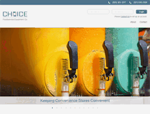 Tablet Screenshot of choicefoodservice.com